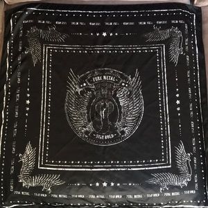 Divided- Pure Metal Silk Blend Scarf